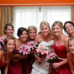 best friend wedding group photography in cozumel